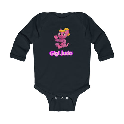 Gigi Judo Baby Long Sleeve Bodysuit – Soft Cotton Onesie for Newborns & Toddlers