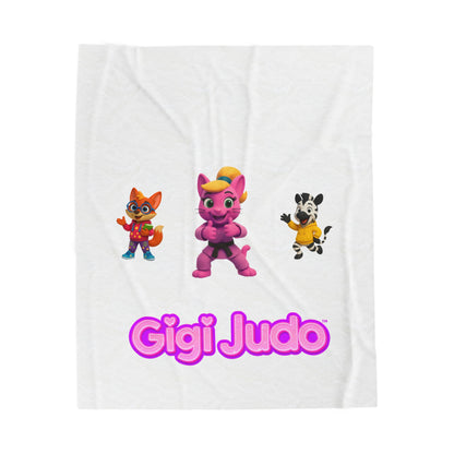 Plush Blanket — Gigi Judo and friends Throw