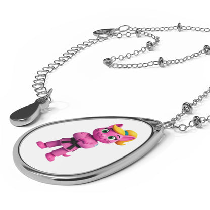 Gigi Judo Oval Necklace — Cute  Pendant Jewelry for Kids & Teens