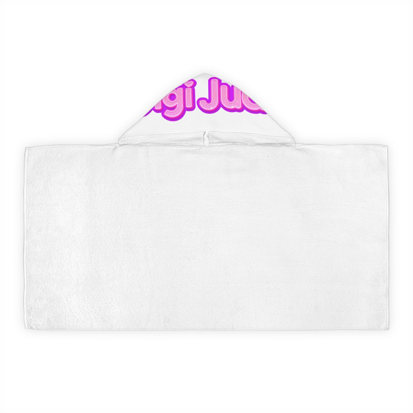 Gigi Judo Kids Hooded Towel – Pink Cartoon (Gigi)