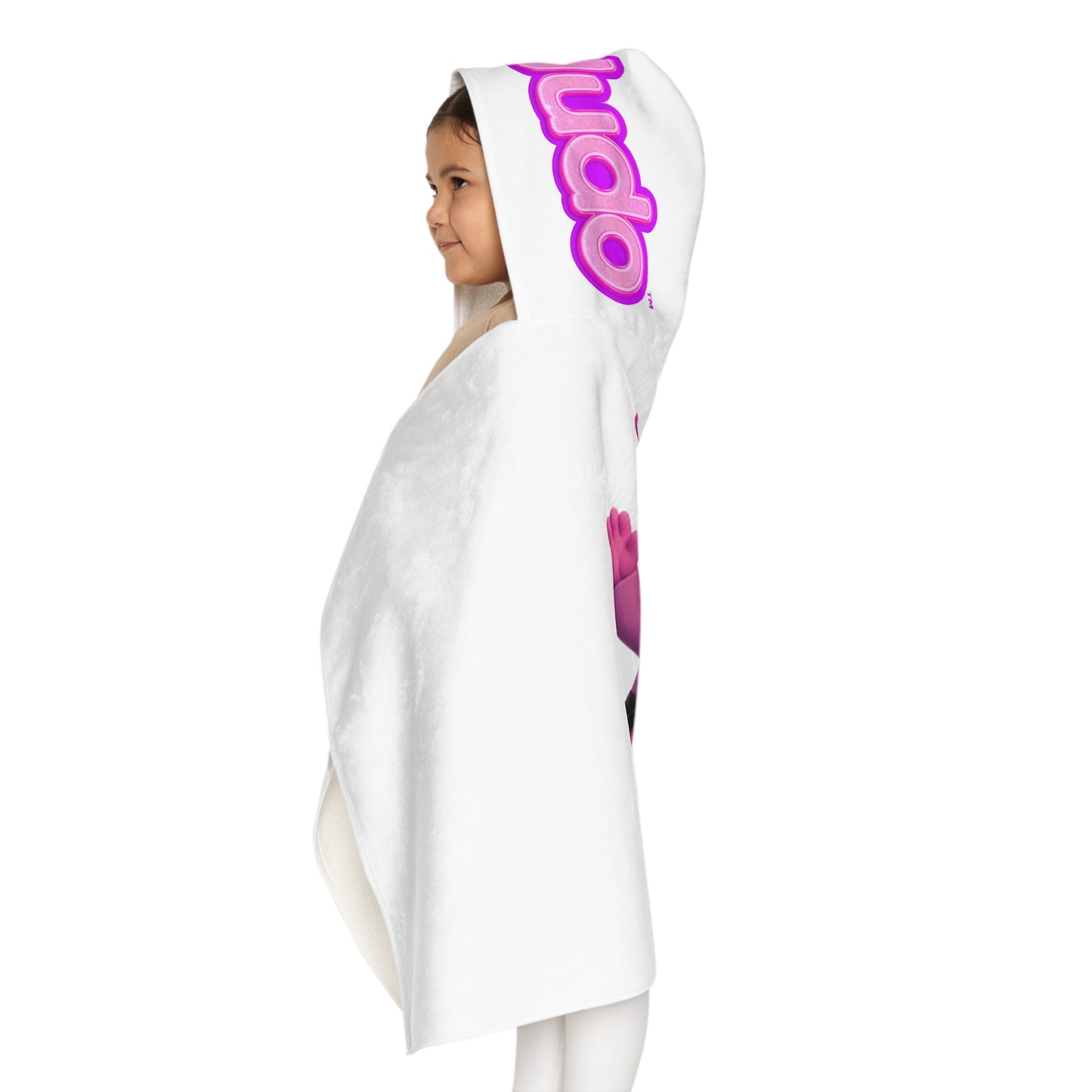 Gigi Judo Kids Hooded Towel – Pink Cartoon (Gigi)