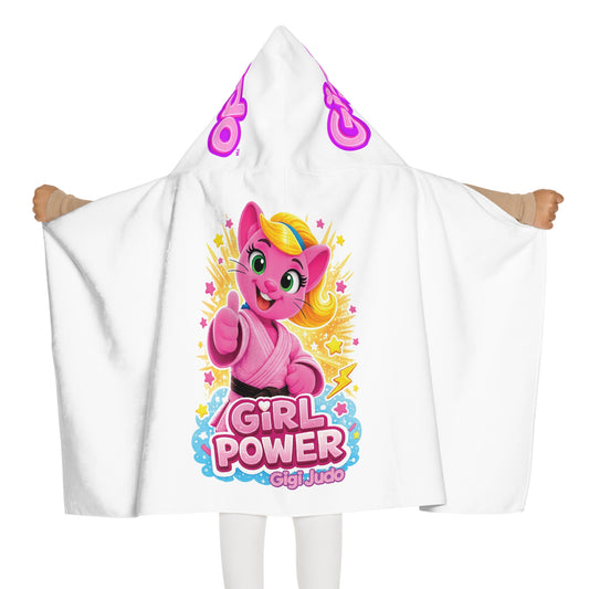 Gigi Judo Kids Hooded Towel – Pink Cartoon (Gigi)