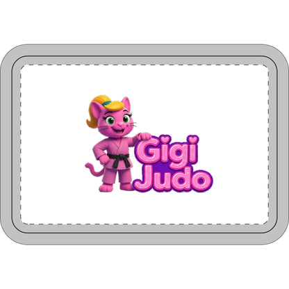 Gigi Judo Toilet Seat Cover Set — Cute Kids Bathroom 3-Piece Decor