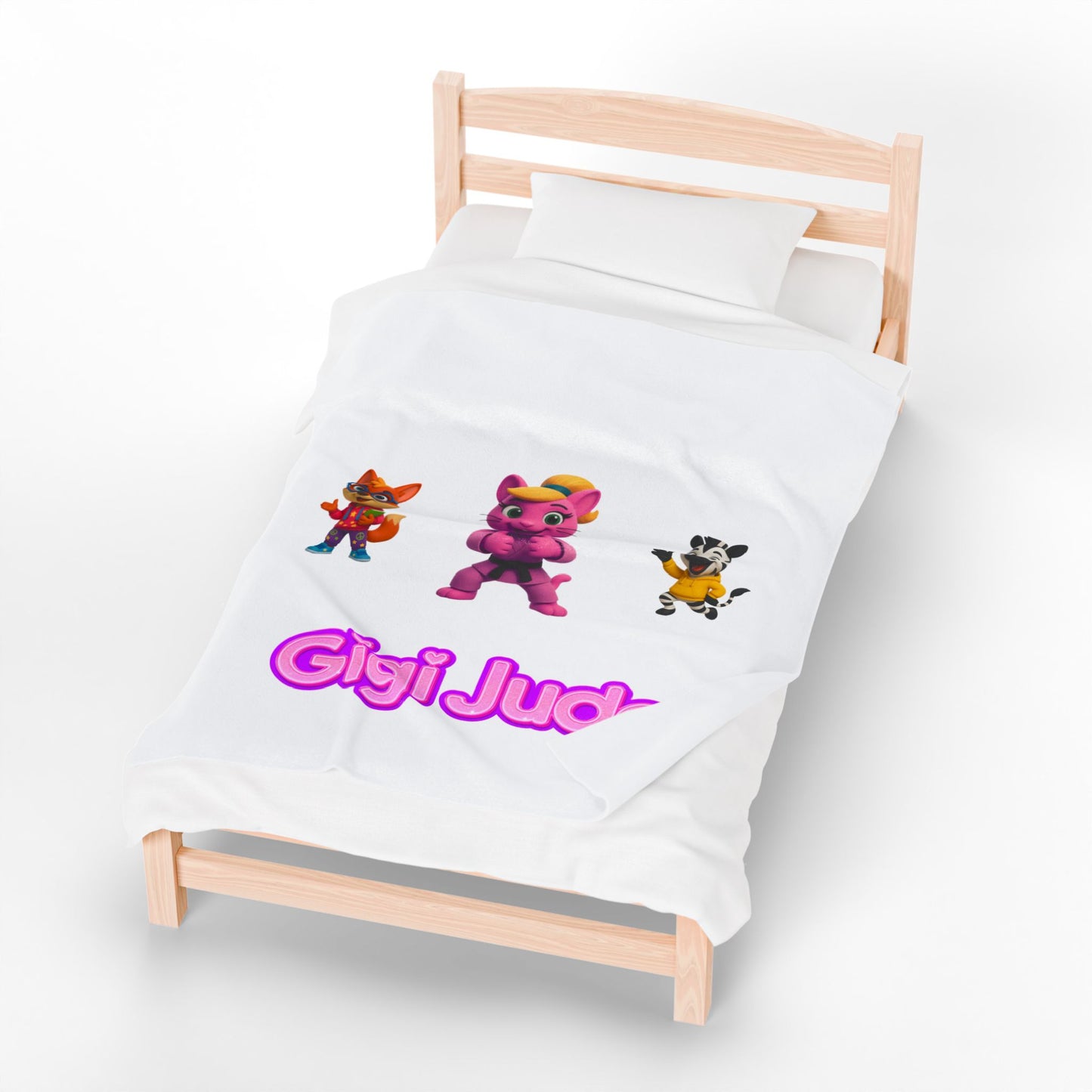 Plush Blanket — Gigi Judo and friends Throw