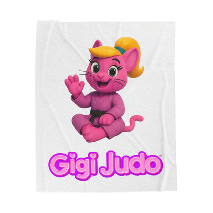 Gigi Judo Plush Velveteen Blanket – Cute  Kids Throw