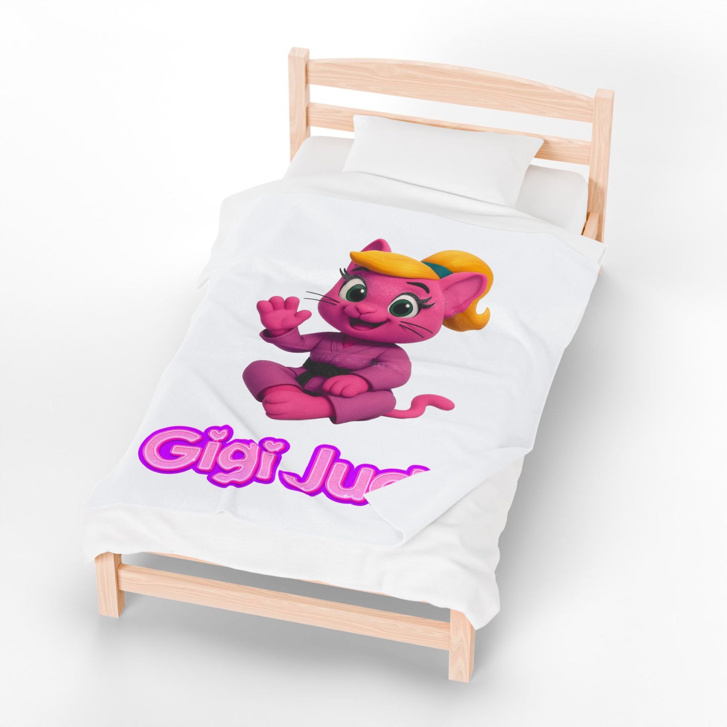 Gigi Judo Plush Velveteen Blanket – Cute  Kids Throw